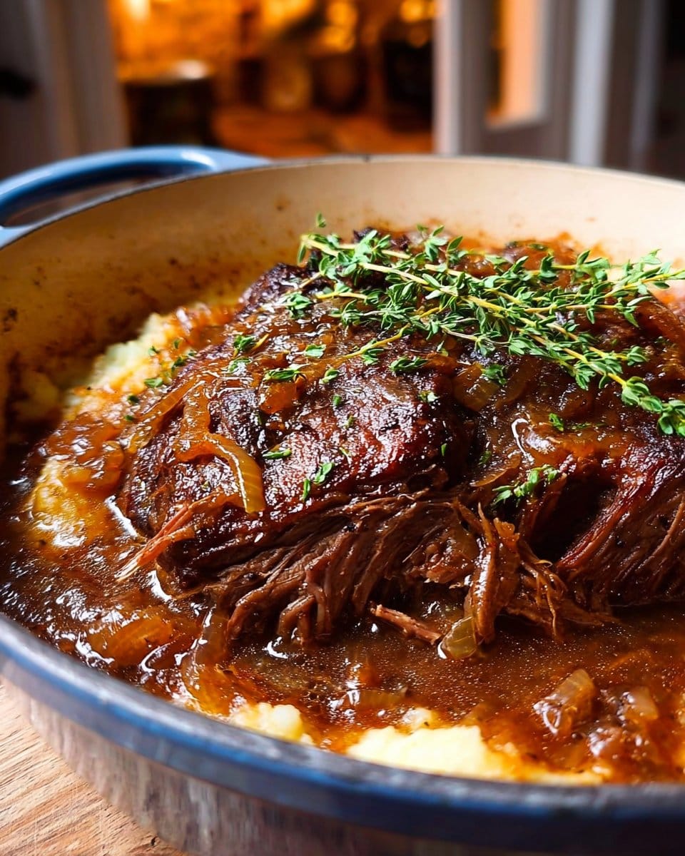 Juicy French Onion Pot Roast