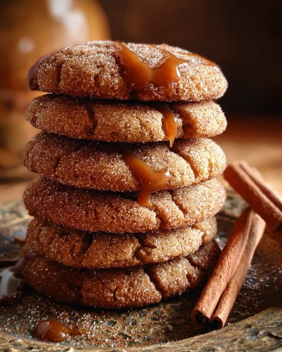 Brown Sugar Cinnamon Caramel Cookies