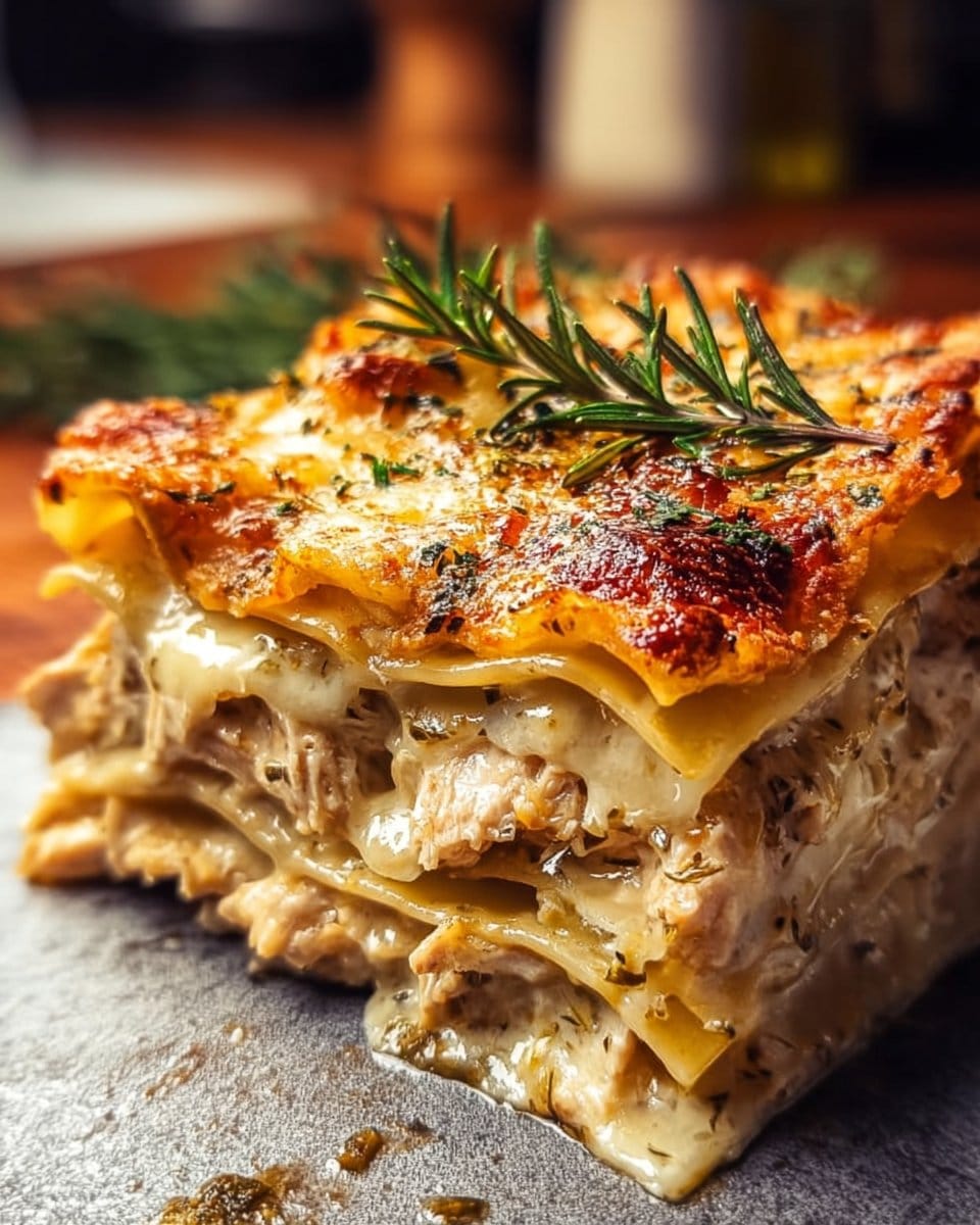 Rosemary Chicken Lasagna Layers