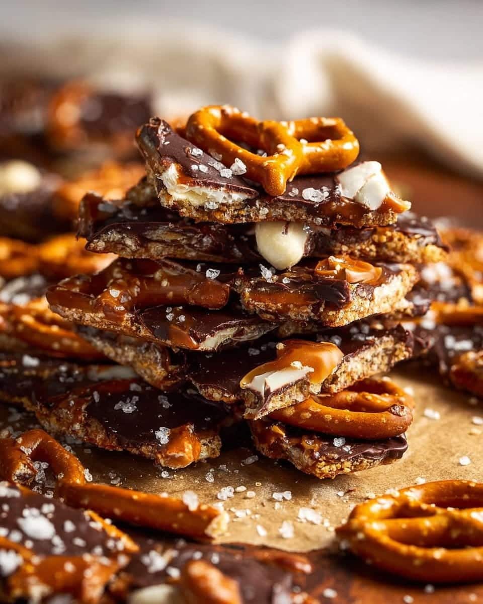 Salty Sweet Pretzel Christmas Crack