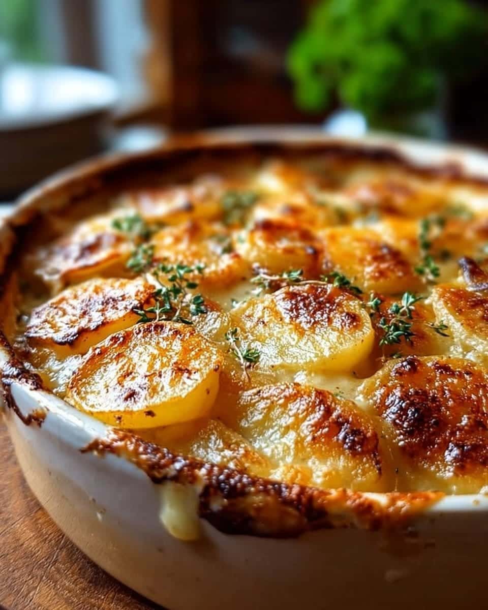 Copycat Ruth’s Chris Potatoes au Gratin