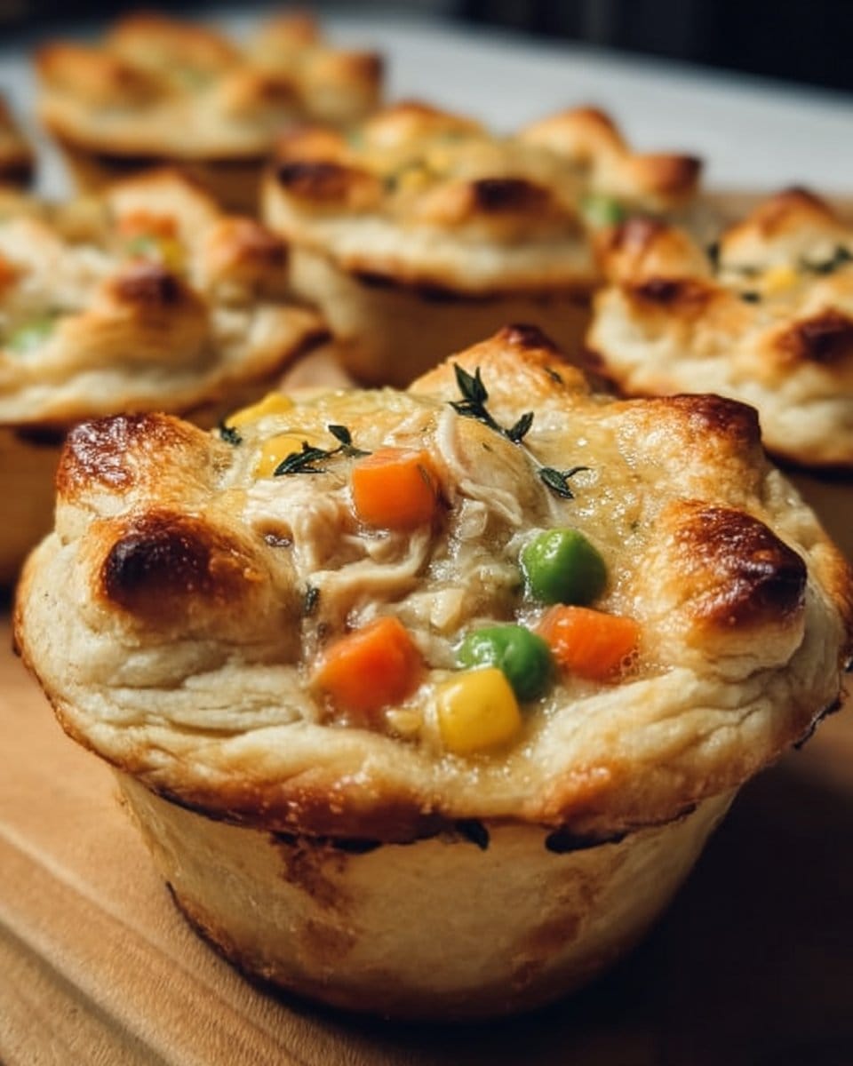 Muffin Tin Chicken Pot Pie