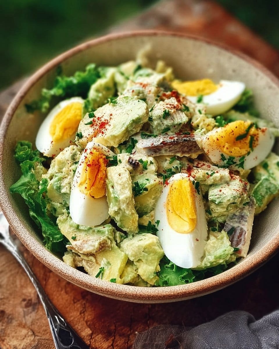 Avocado Egg Salad Bowl