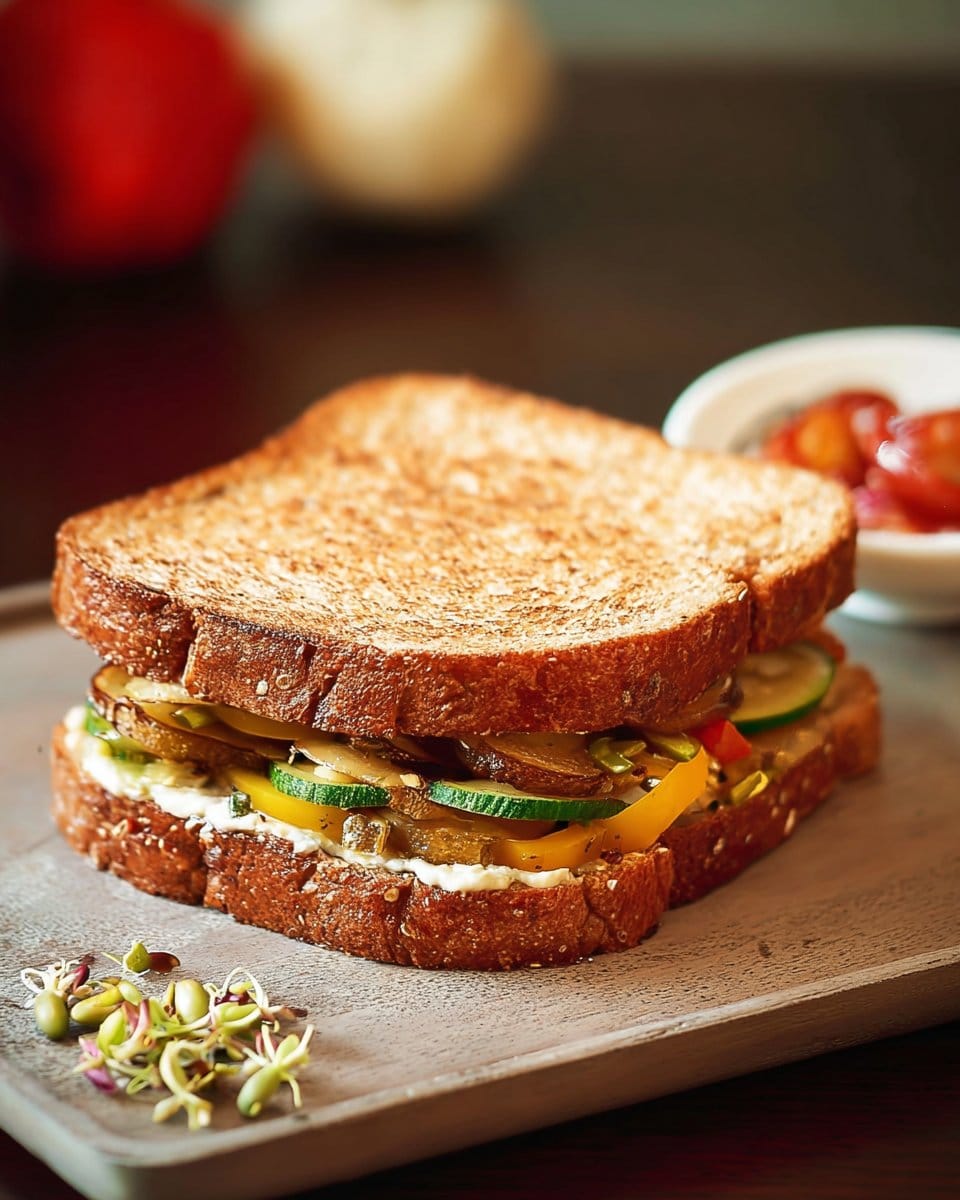 Veg Sandwich Recipe | Vegetable Sandwich