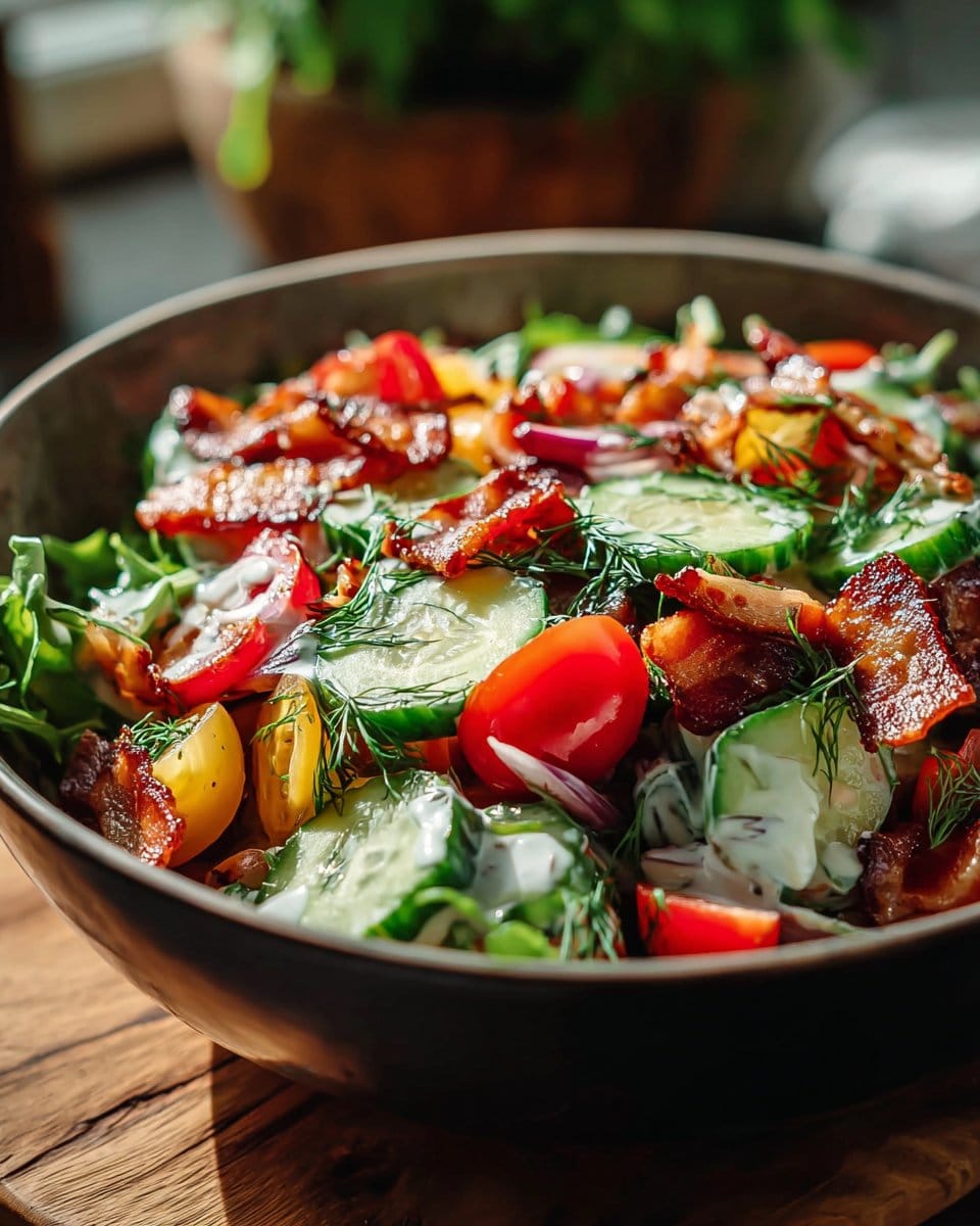 Crispy Bacon and Veggie Salad