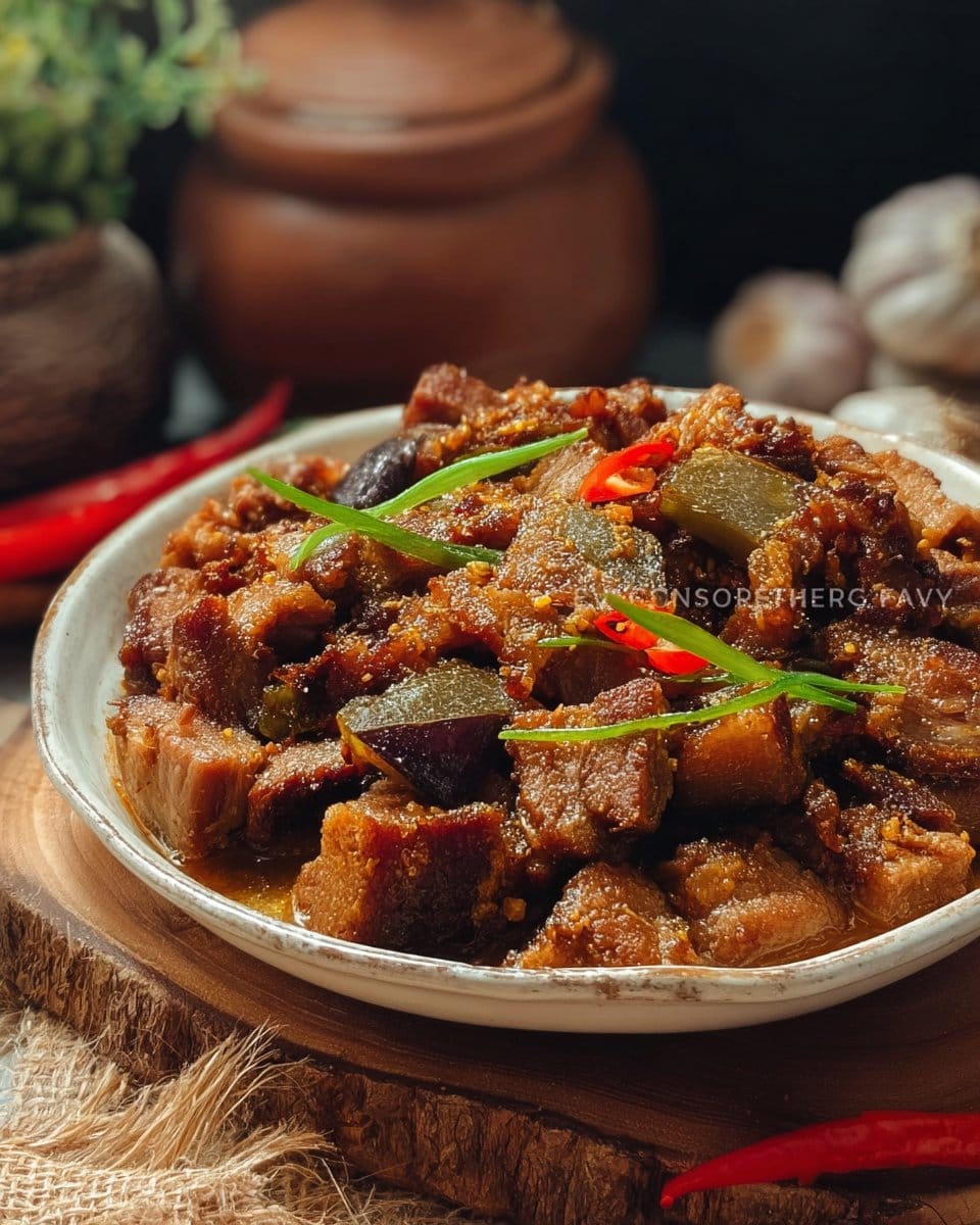 Fried Pork in Shrimp Paste