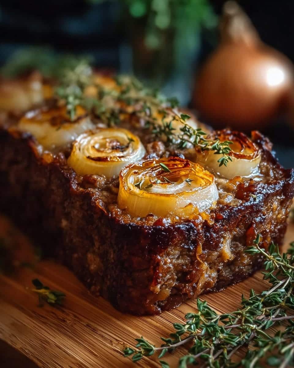 French Onion Meatloaf