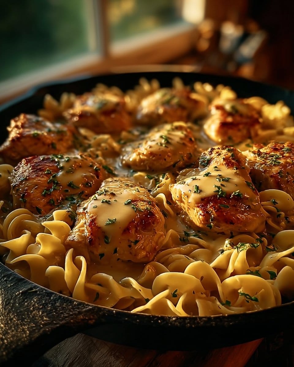 Easy One-Pan Chicken with Buttered Noodles