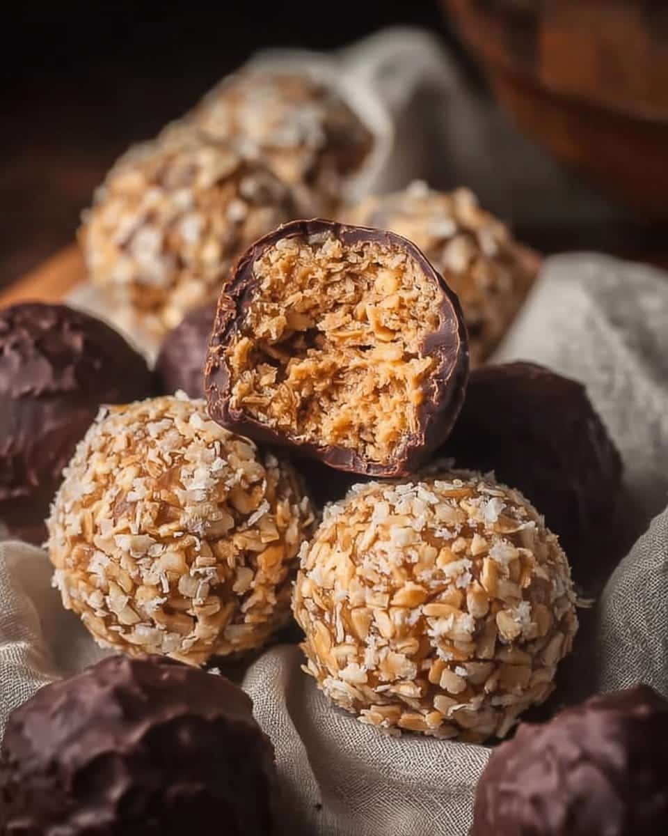 Peanut Butter Balls With Rice Krispies