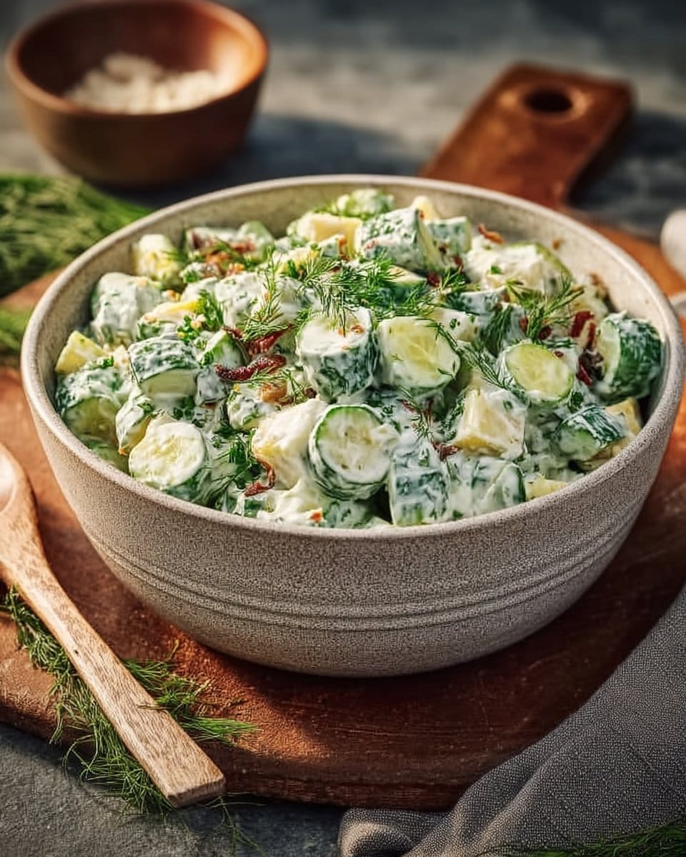 Keto Cucumber Ranch Crack Salad