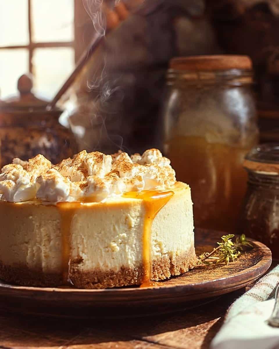 Butterbeer cheesecake