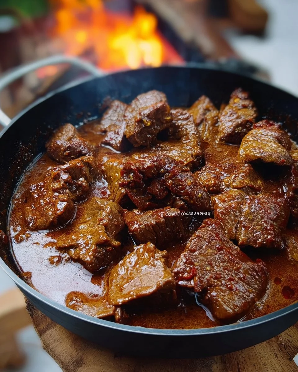 Perfectly cooked beef roast served on a wooden cutting board