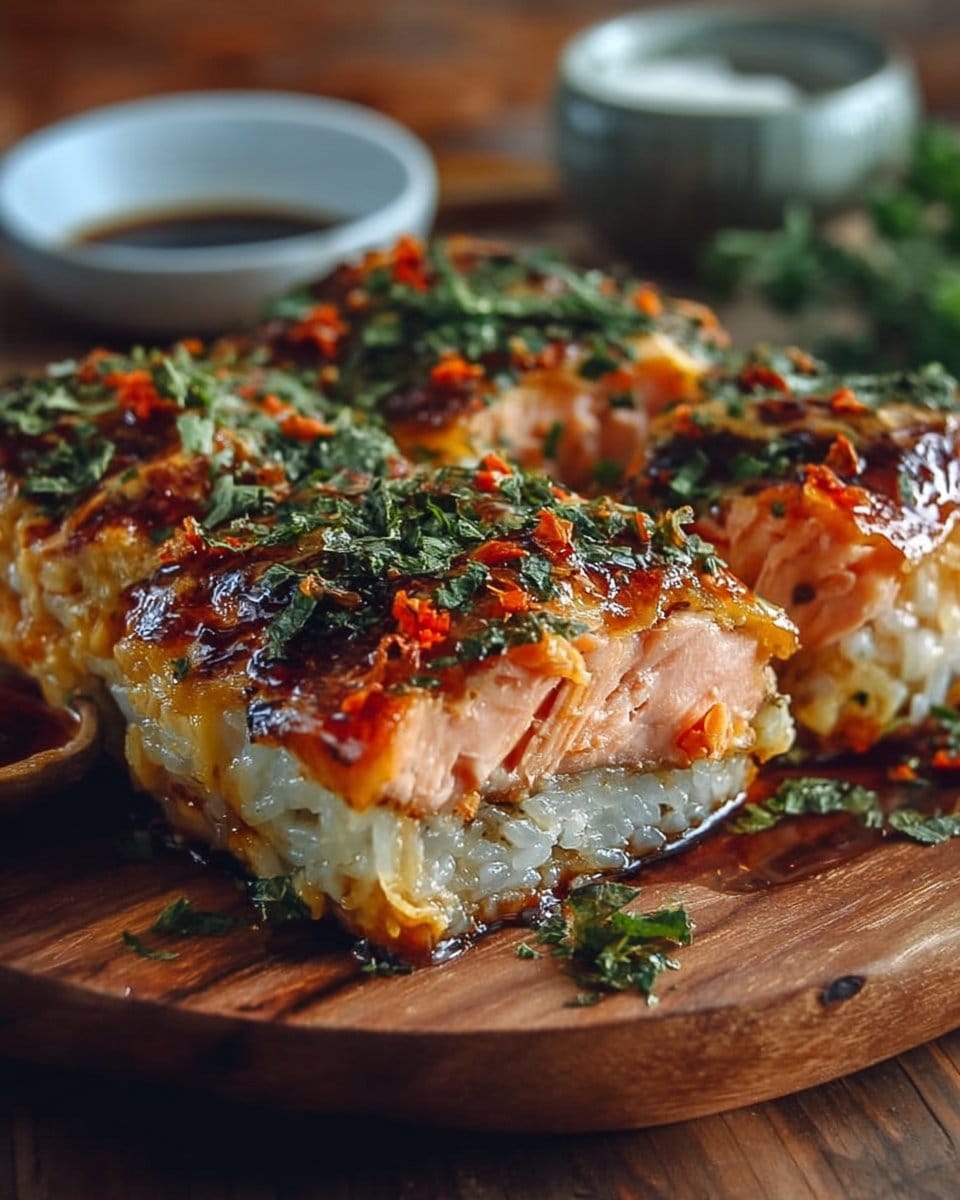 Spicy Salmon Sushi Bake Recipe