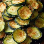 Bowl of crunchy zucchini chips ready to eat as a healthy snack