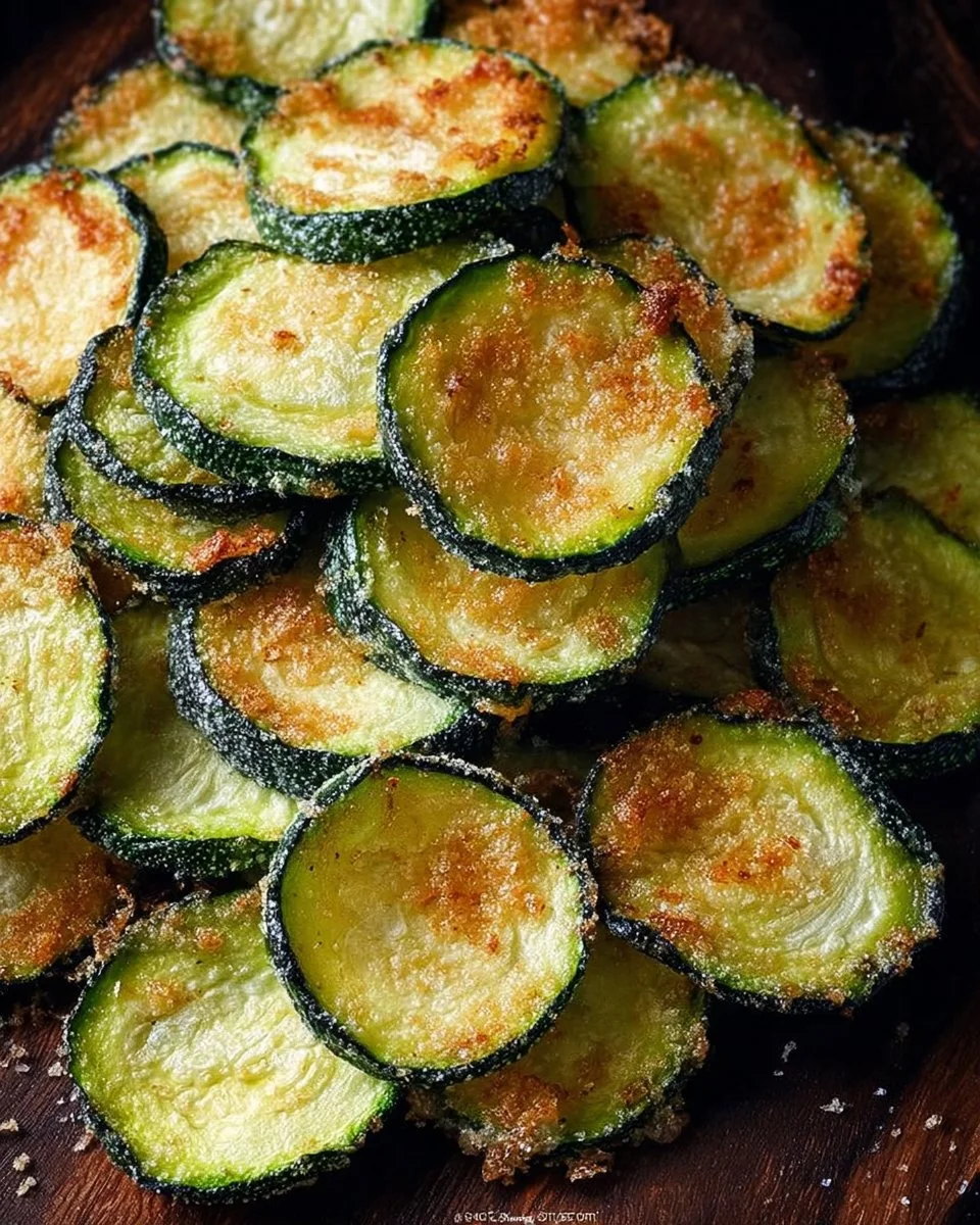 Bowl of crunchy zucchini chips ready to eat as a healthy snack