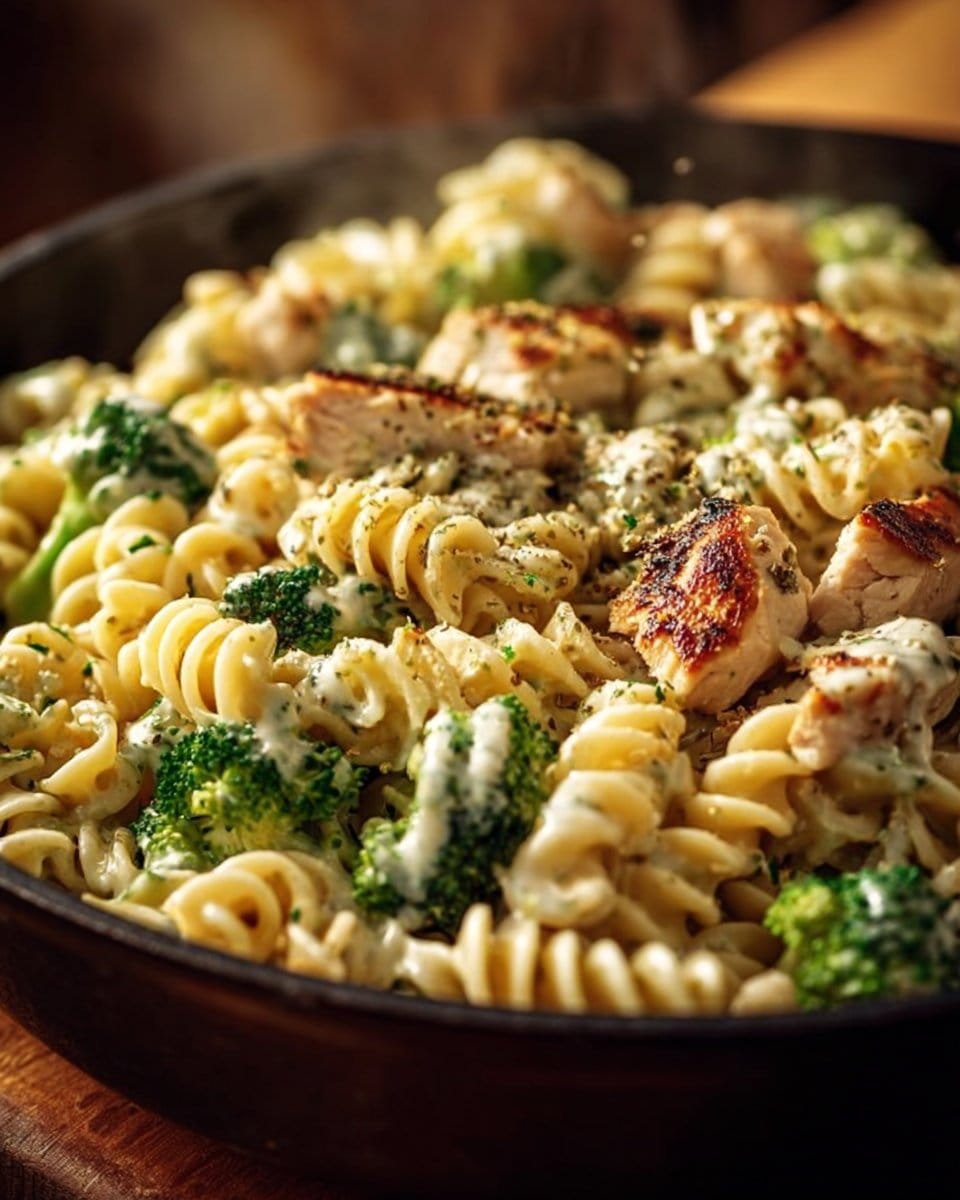 Creamy Rotisserie Chicken Broccoli Pasta