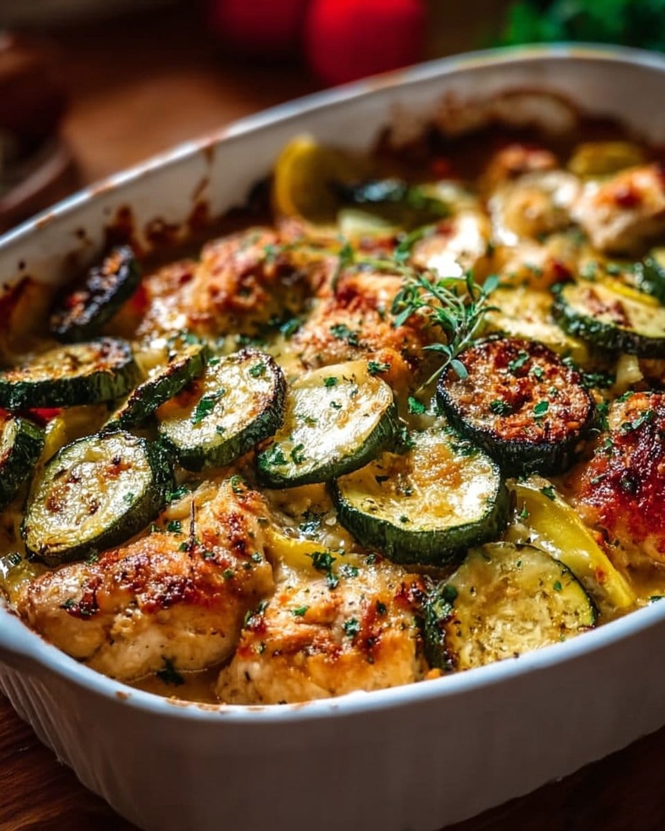Easy Chicken Zucchini Bake