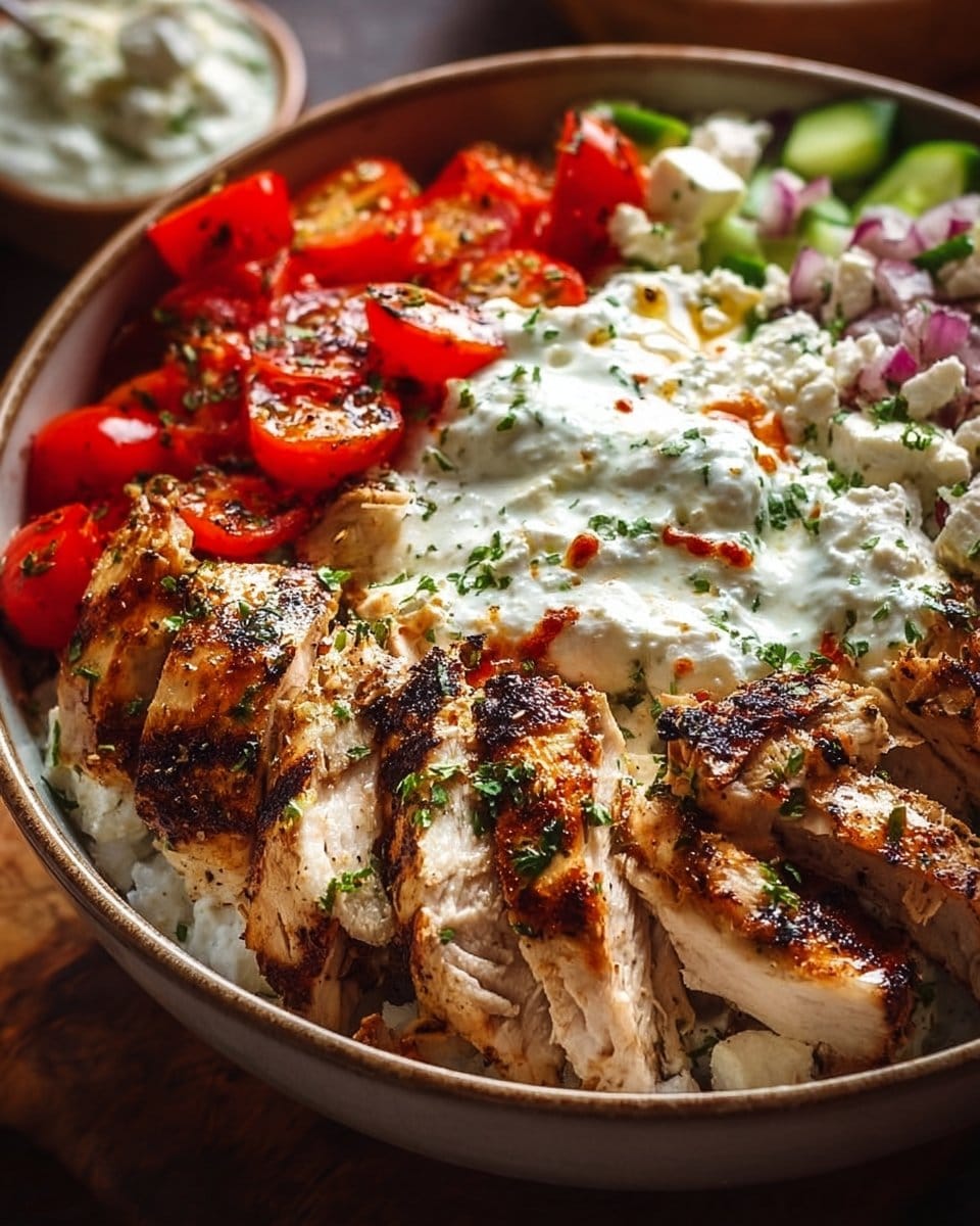 Greek Chicken Bowls