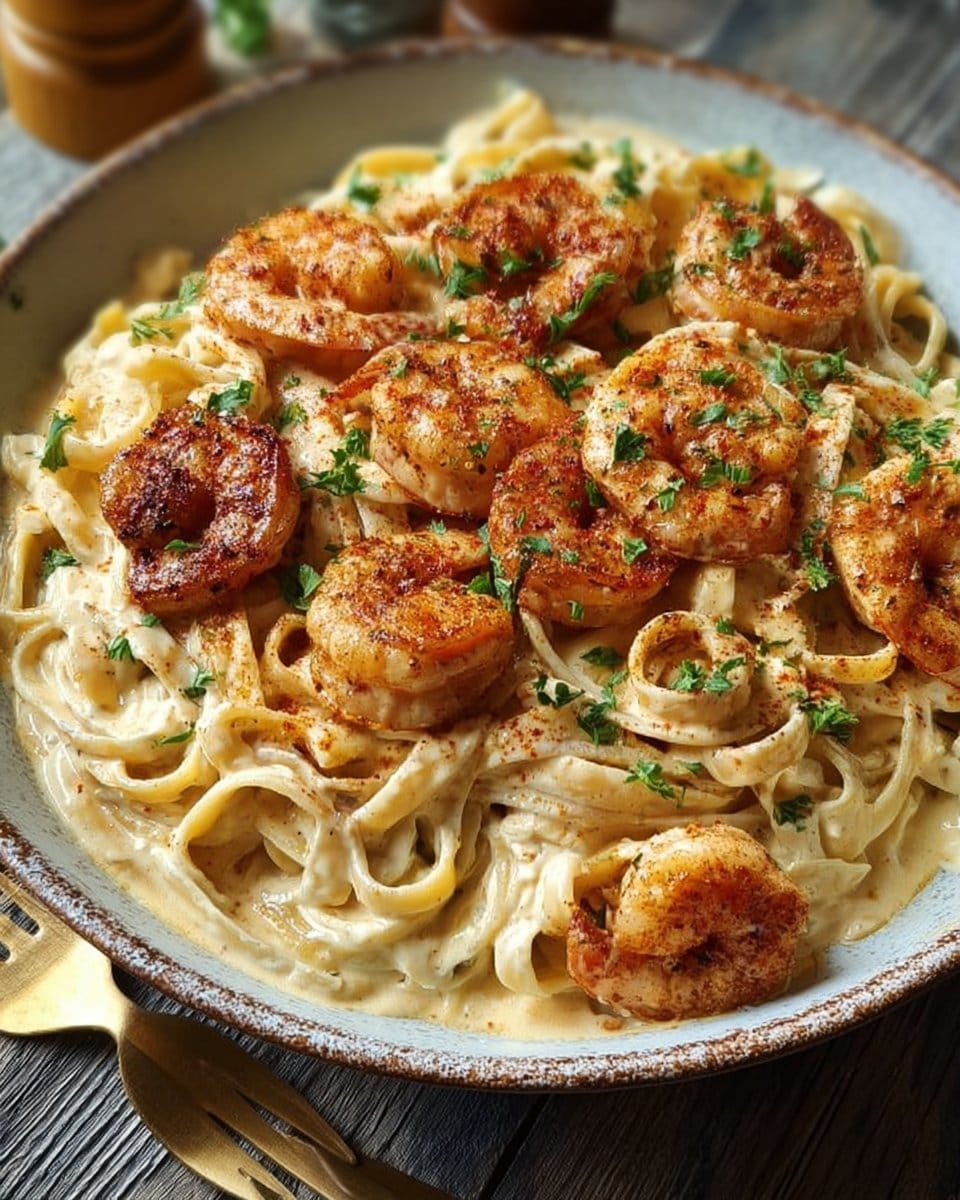 Cajun Shrimp Alfredo