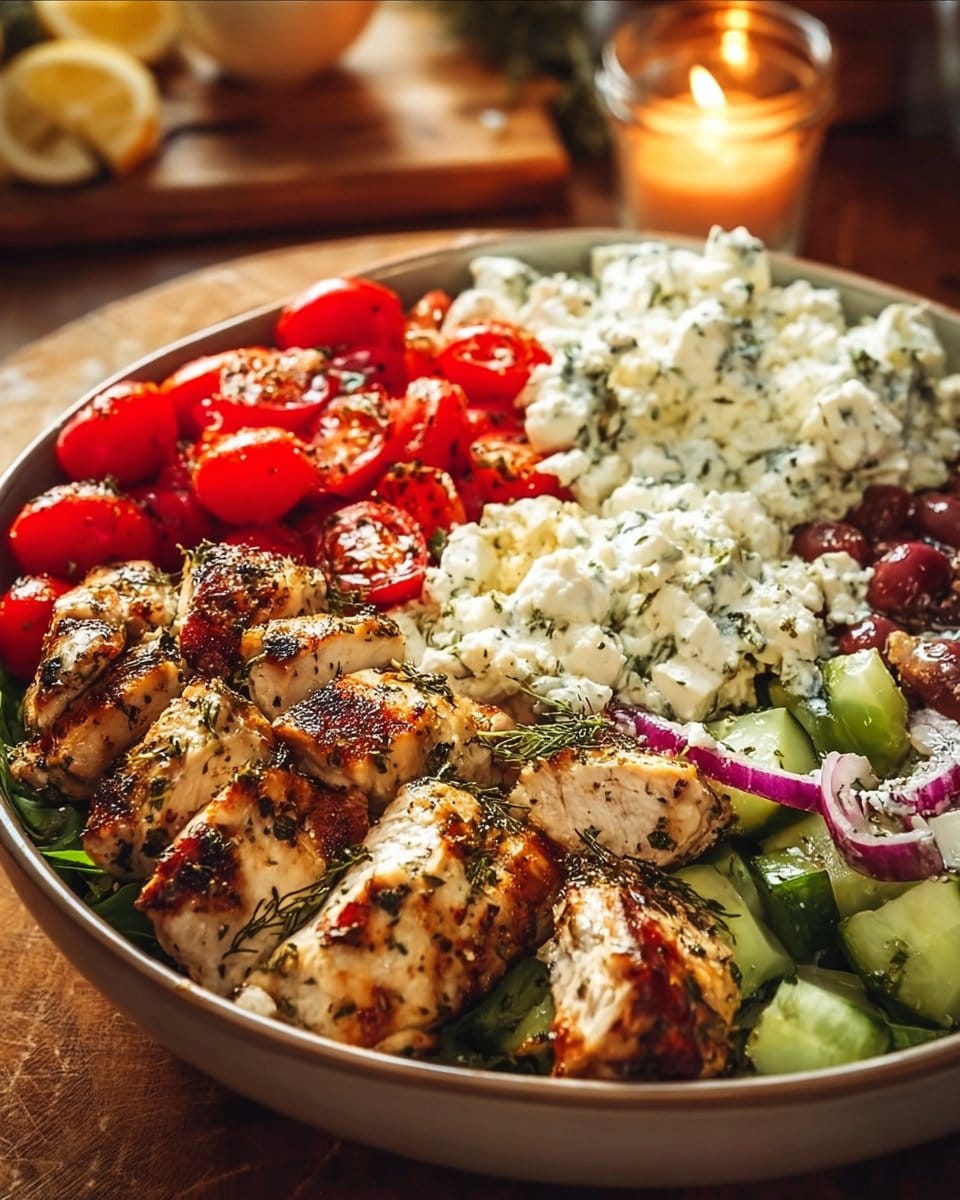 Greek Chicken Bowls