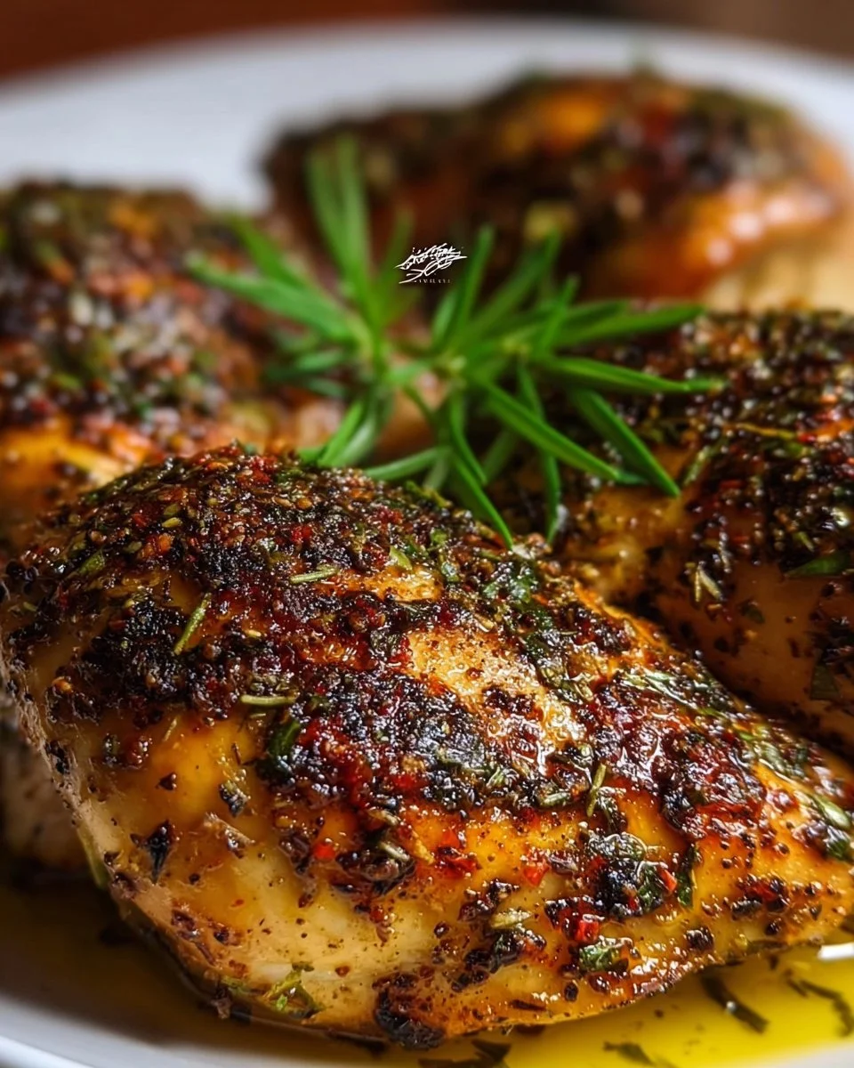 Deliciously seasoned Italian Herb Chicken cooked to perfection