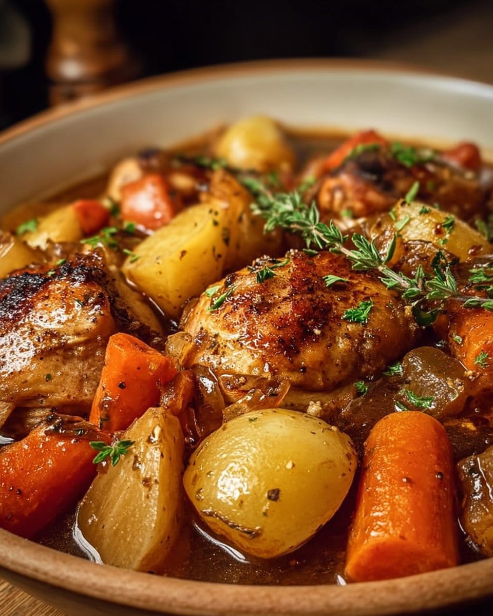 Slow Cooker Autumn Chicken Dinner