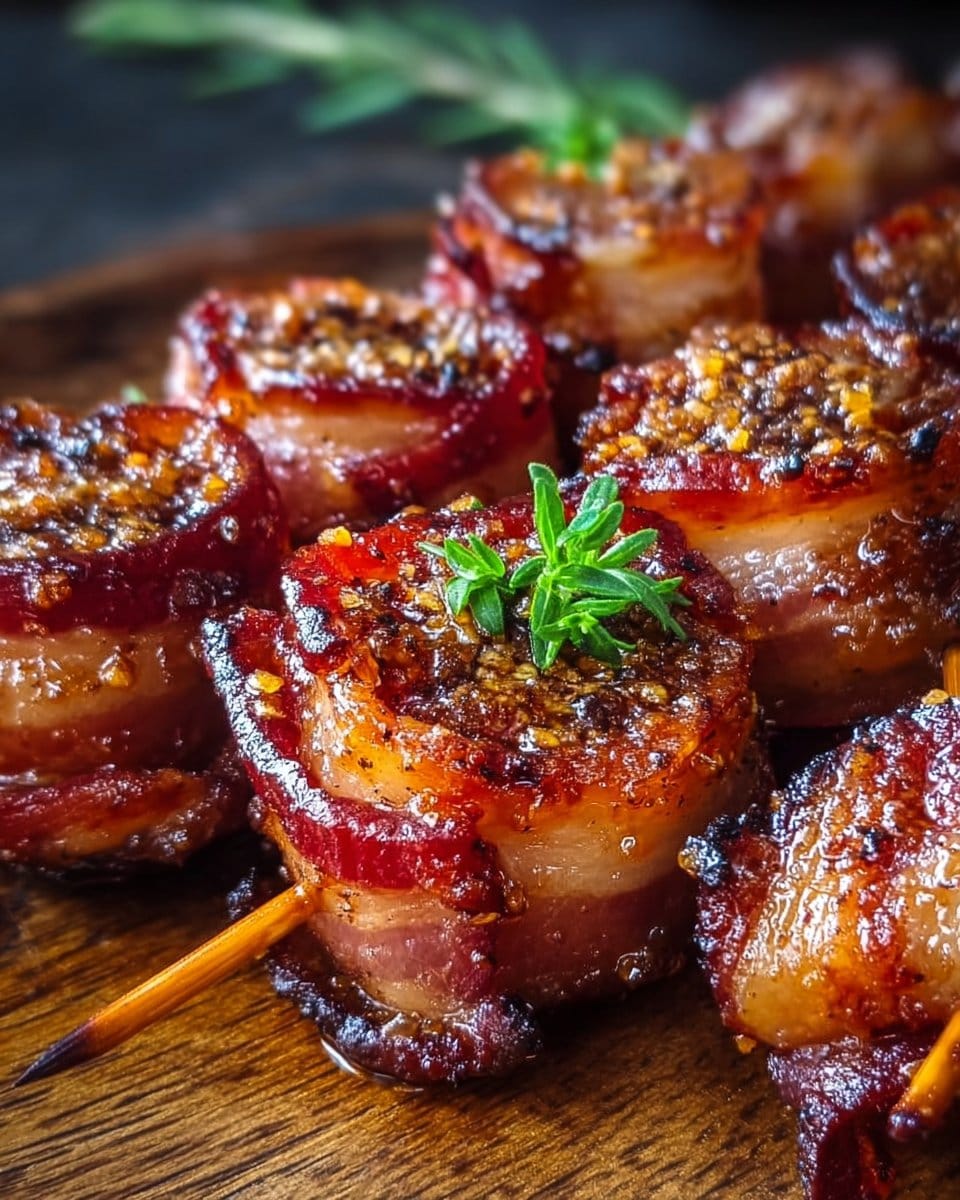Sweet Chili Bacon Lollipops