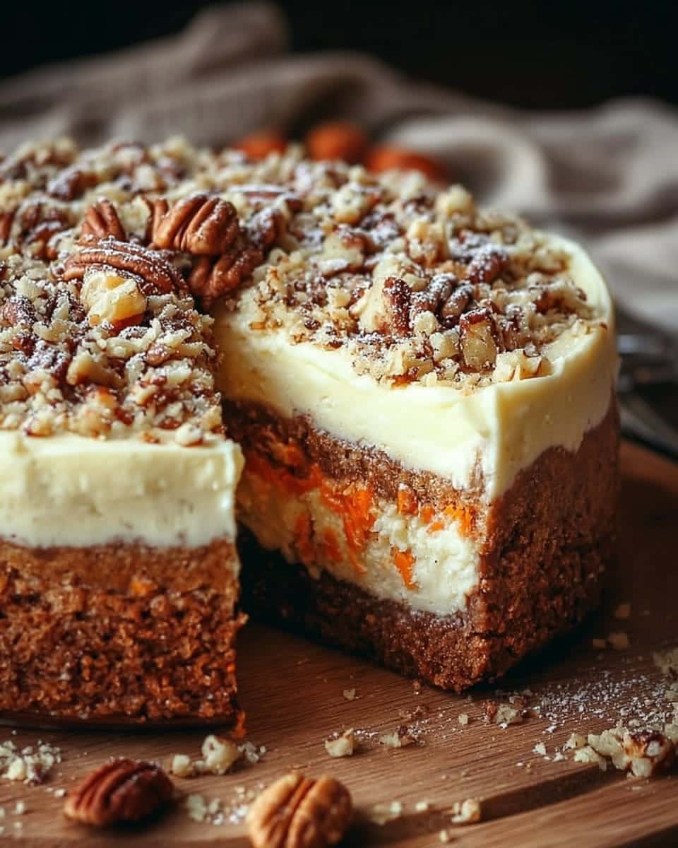 Carrot Cake Cheesecake Recipe – Easy Holiday Dessert