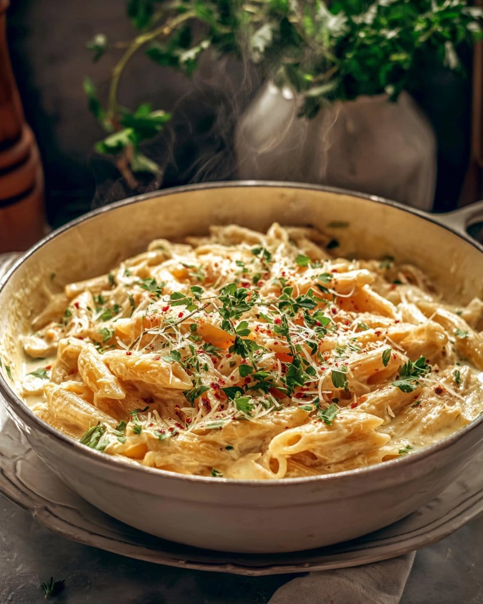 One Pot Creamy Garlic Pasta