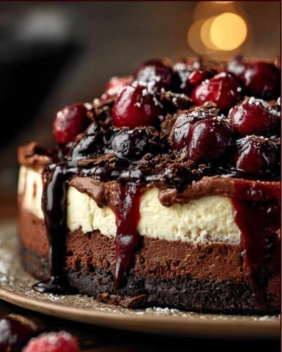 Decadent Black Forest Cheesecake Recipe