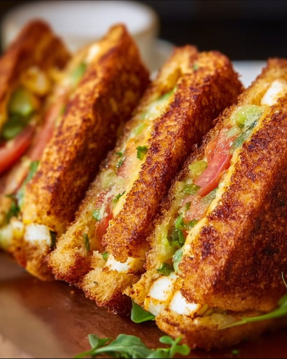 Paneer Crispy Sandwich Recipe