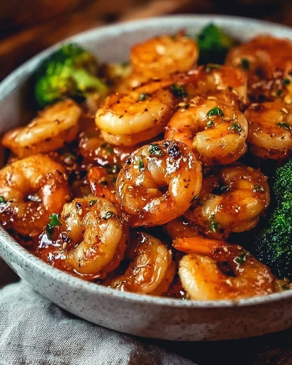 High-Protein Honey Garlic Shrimp