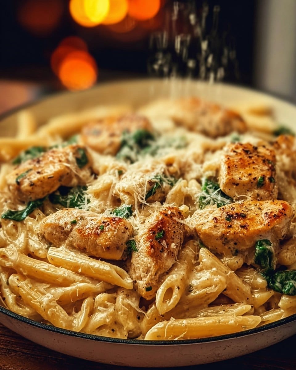 Creamy Garlic Parmesan Chicken Pasta