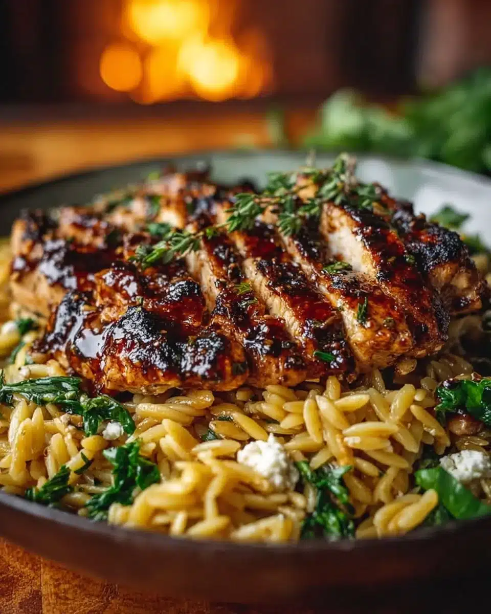 Balsamic Chicken Orzo