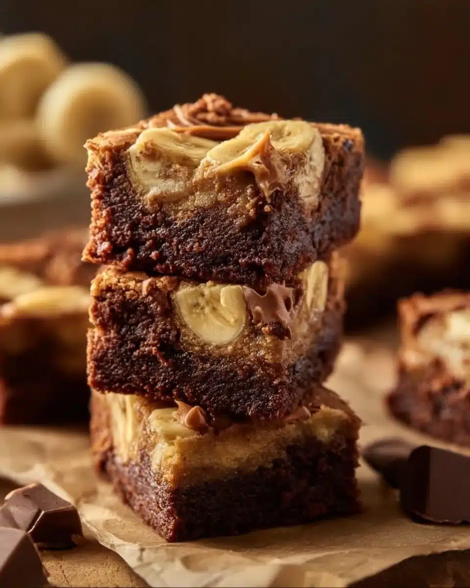 Banana Pudding Brownies