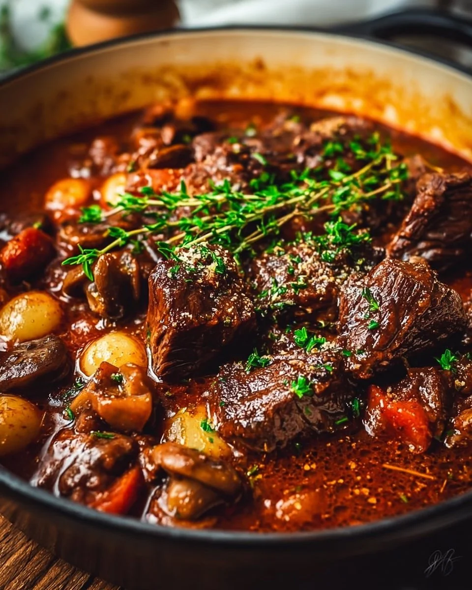 Beef Bourguignon (Julia Child Recipe)