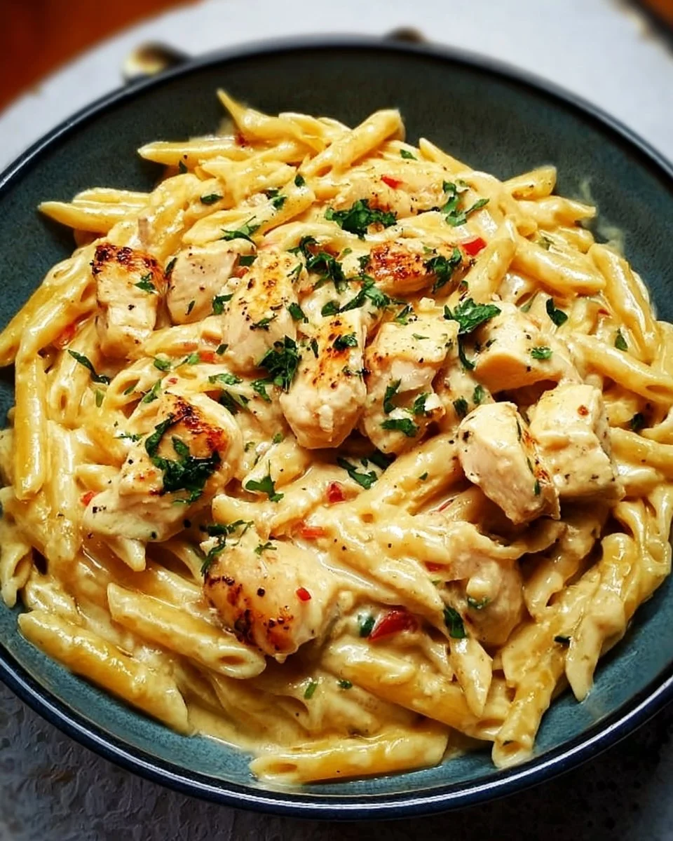 Crock Pot Creamy Cajun Chicken Pasta