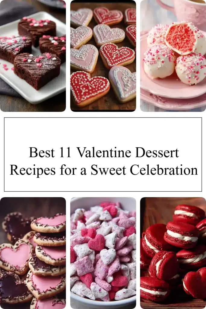 Delicious Valentine dessert recipes for a romantic celebration