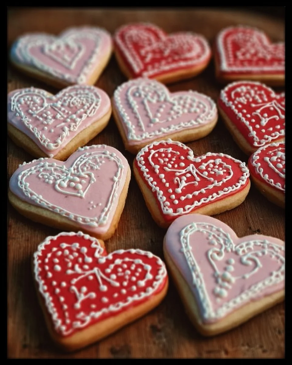 Valentine Heart Cookies