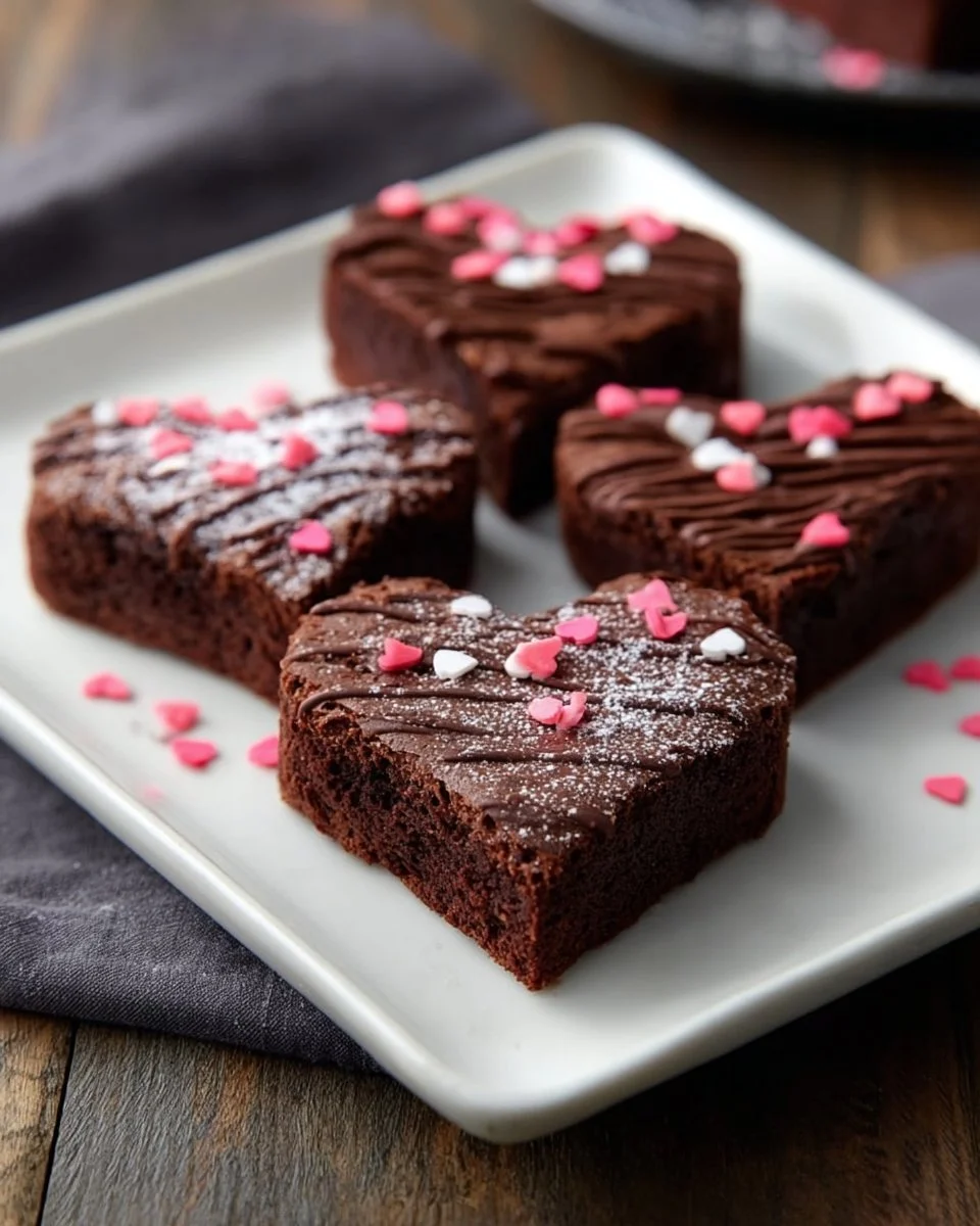 Heart-Shaped Brownies