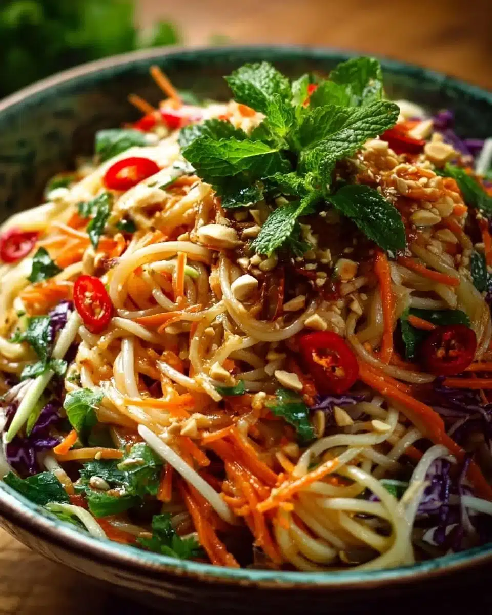 Thai Peanut Noodle Salad