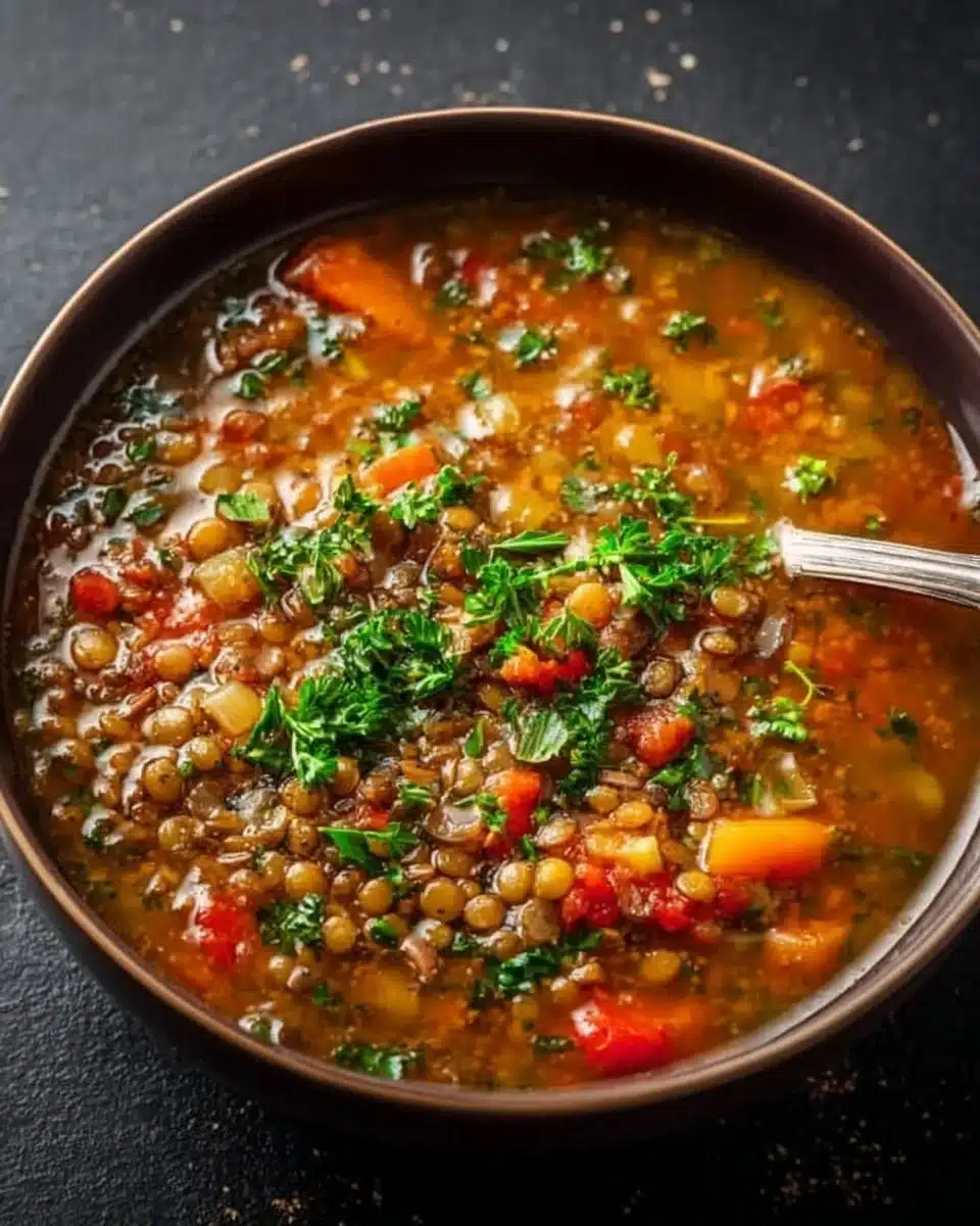 Mediterranean Lentil Soup