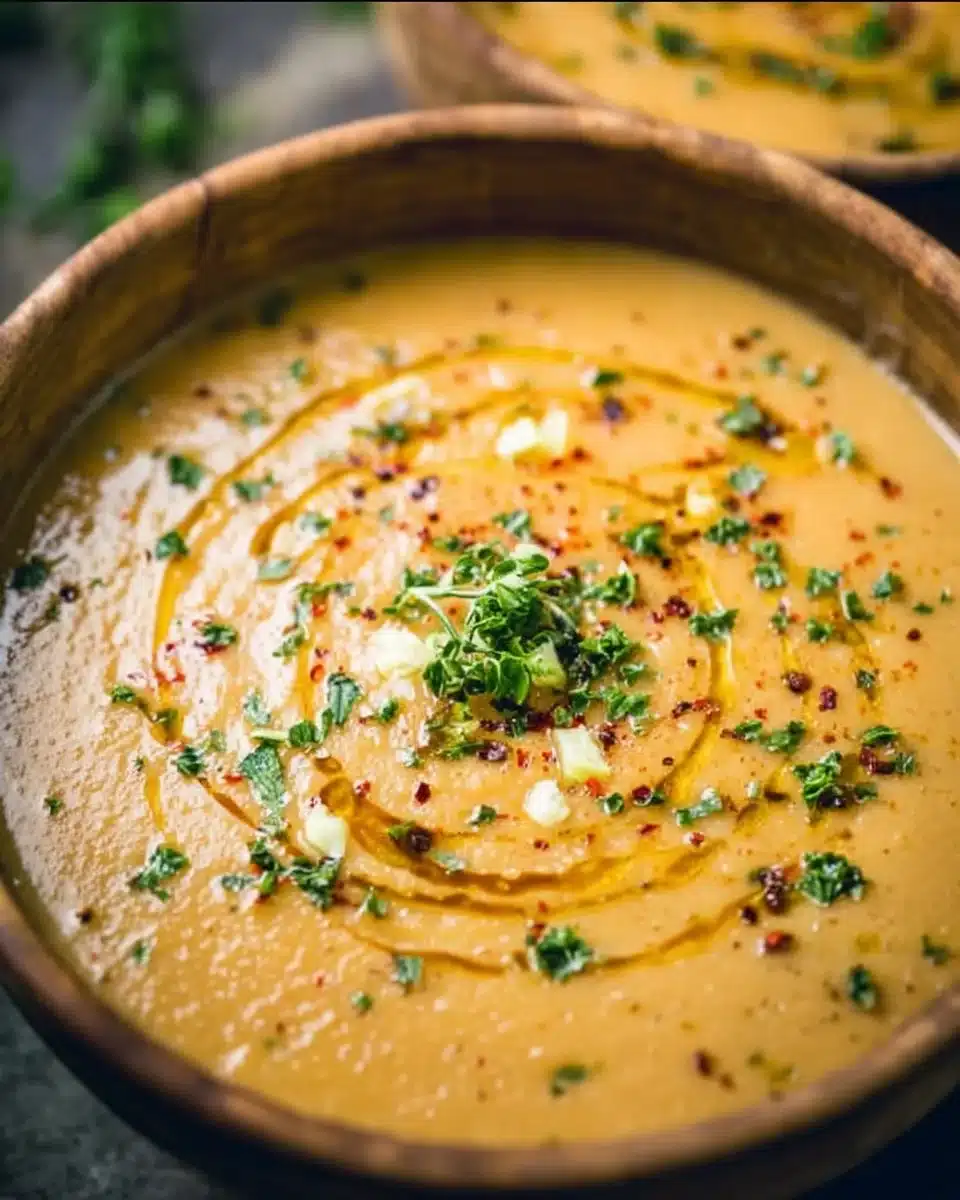 Cauliflower Red Lentil Soup