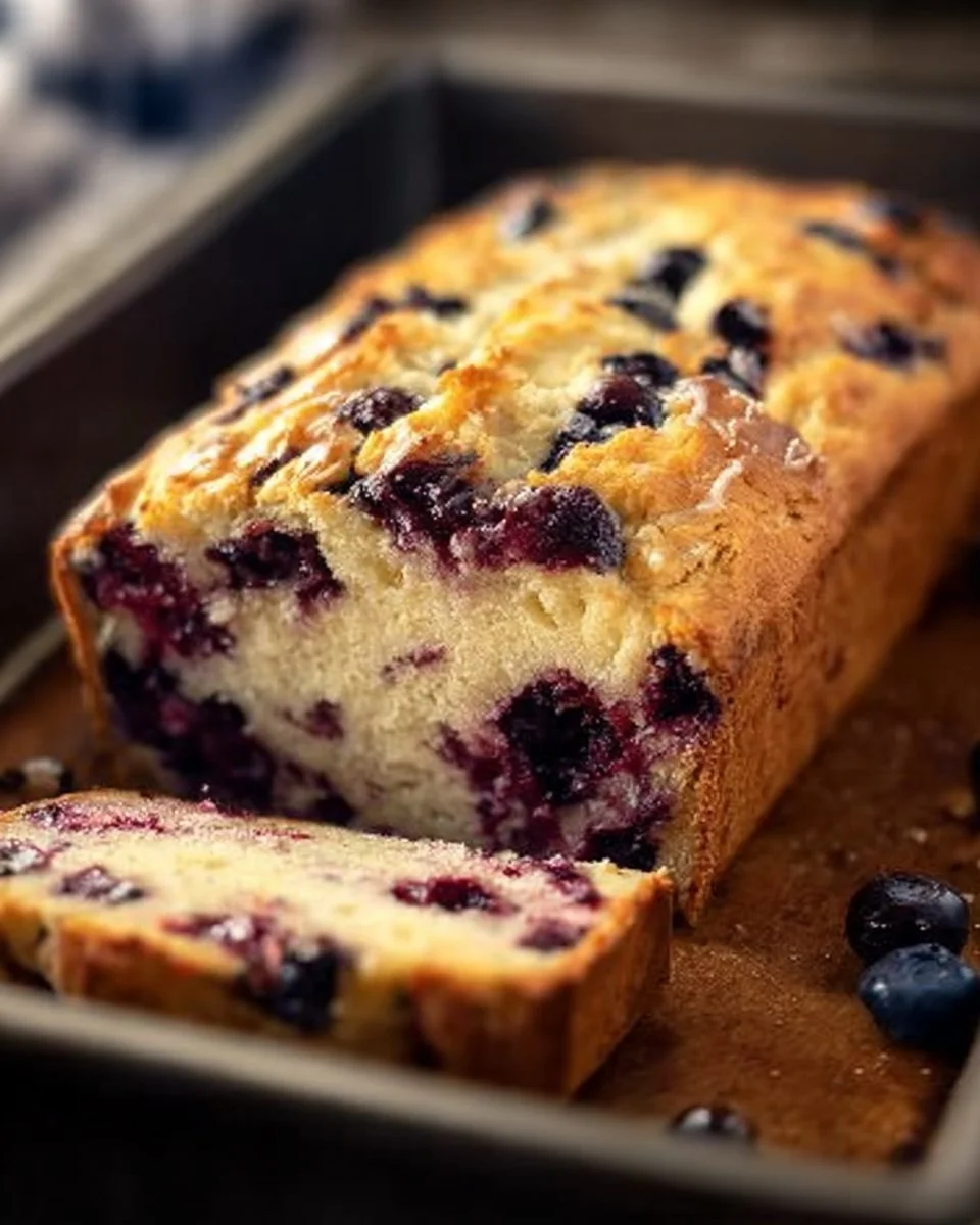 Blueberry Cream Cheese Bread