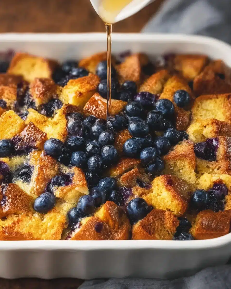 Blueberry French Toast Casserole – Comforting & Delicious