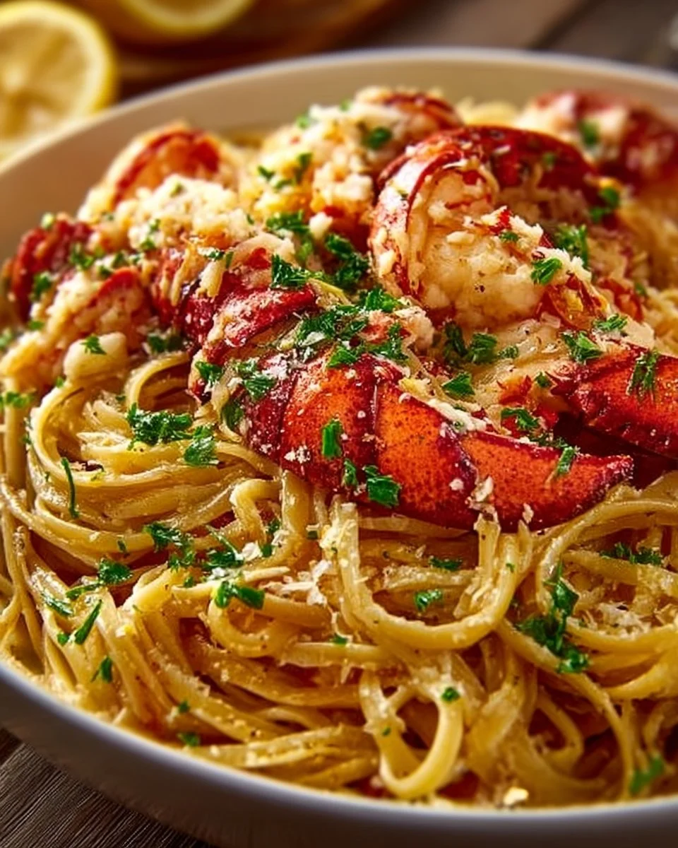 Buttered Lobster Pasta