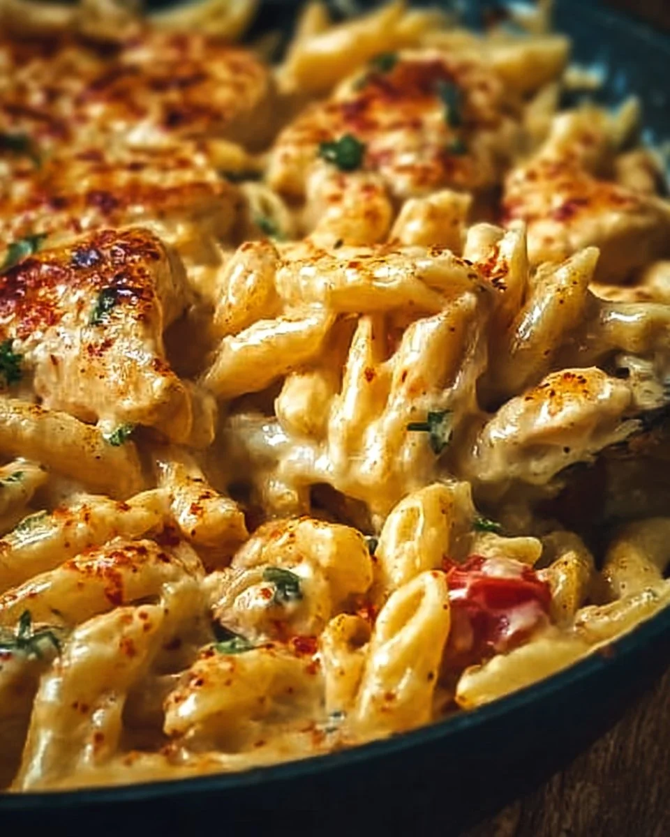 Cajun Cream Cheese Chicken Pasta Bake Recipe