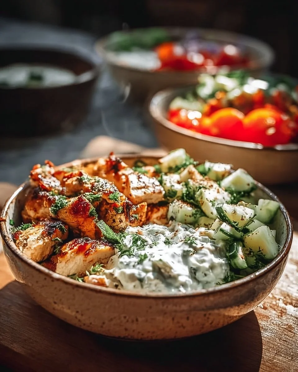 Chicken Tzatziki Bowls