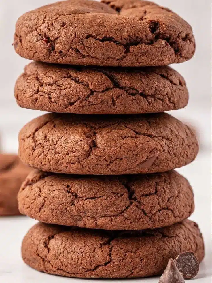 Chocolate Cake Mix Cookies