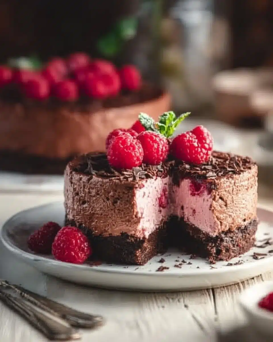 Chocolate Raspberry Mousse Cake Recipe
